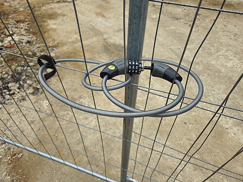 Antivol câble à code 12 mm — antivol vélo chez Veloland Nérac