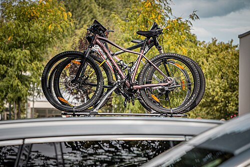 Porte-vélos de toit verrouillable — porte-vélos chez Veloland Nérac