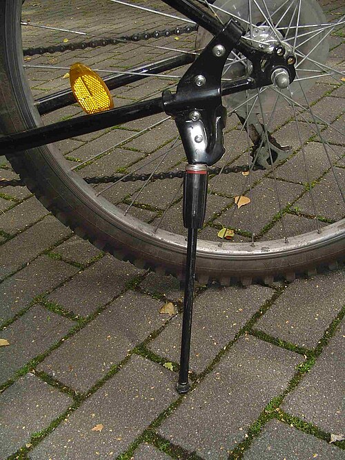 Béquille arrière réglable alu — béquille vélo chez Veloland Nérac