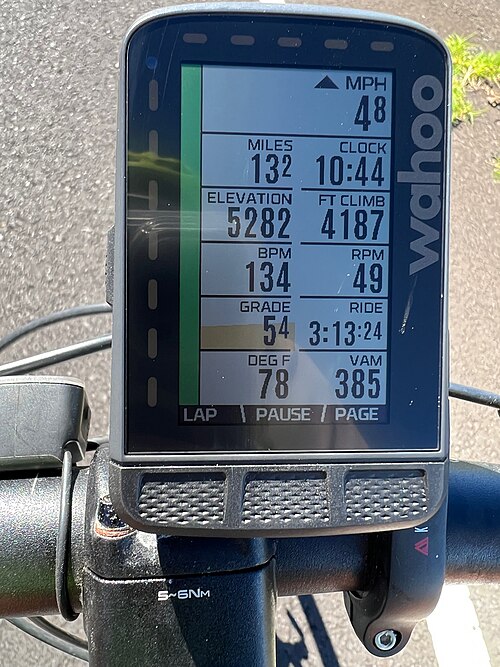 Compteur GPS vélo écran couleur — compteur GPS chez Veloland Nérac